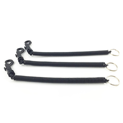 Les taqueurs noirs ont lové Lanyard Tethers With principal POM Plastic Snap Hook