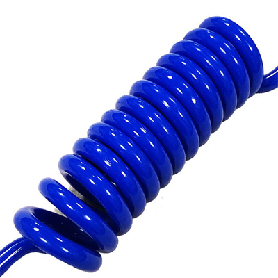 Lanyard d'outil de sécurité de bobine de tubes en polyuréthane bleu brillant épais sur mesure