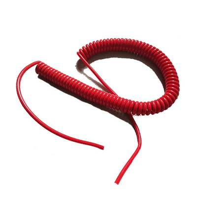 Corde en PU rouge à ressort en fil d'acier de taille différente sur mesure à l'intérieur ou à l'extérieur
