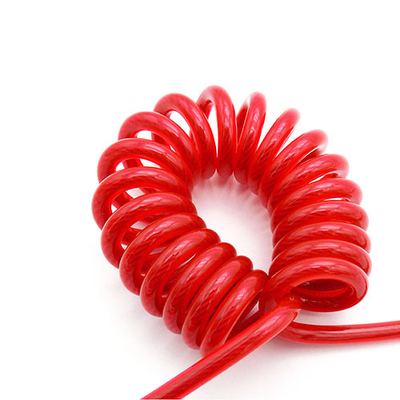 Corde en PU rouge à ressort en fil d'acier de taille différente sur mesure à l'intérieur ou à l'extérieur
