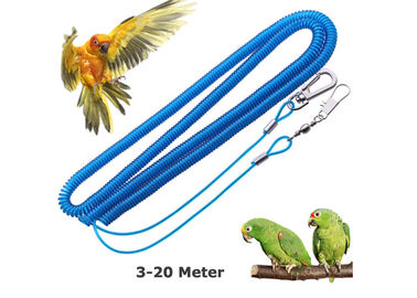 La corde sûre de perroquet enroulé empêchent le vol accidentel d'oiseau augmentant 20 mètres
